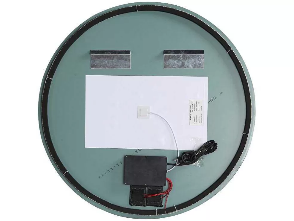 OZAIA Espelho De Casa De Banho Oval Sem Moldura Antiembaciamento Com Leds, D90 Cm - Romula* Acessórios De Casa De Banho