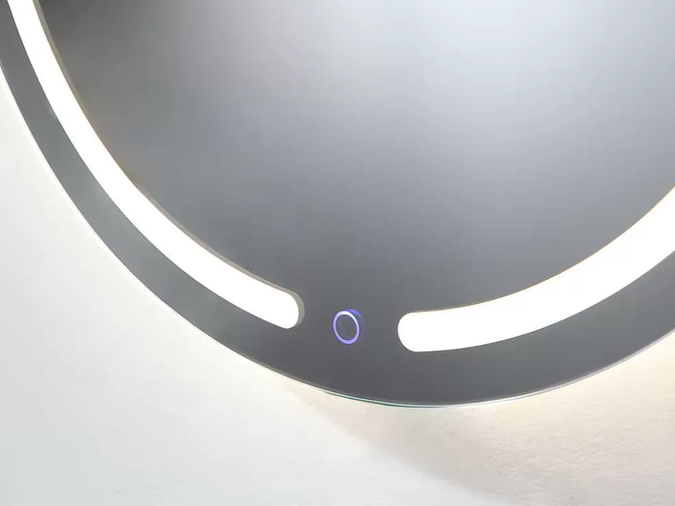 OZAIA Espelho De Casa De Banho Redondo E Com Leds Nerea - C 60 X A 60 Cm* Acessórios De Casa De Banho