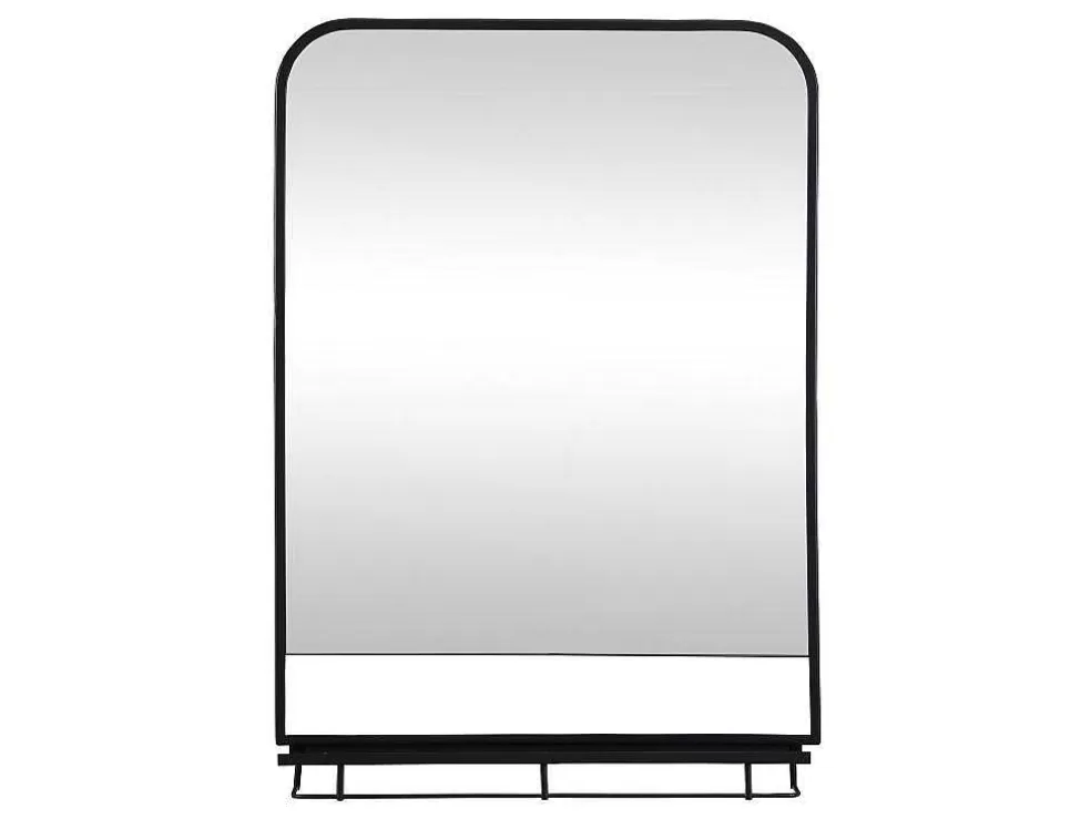 OZAIA Espelho De Casa De Banho Retangular Com Prateleira De Arrumação 60X80 Cm - Erasmo* Acessórios De Casa De Banho