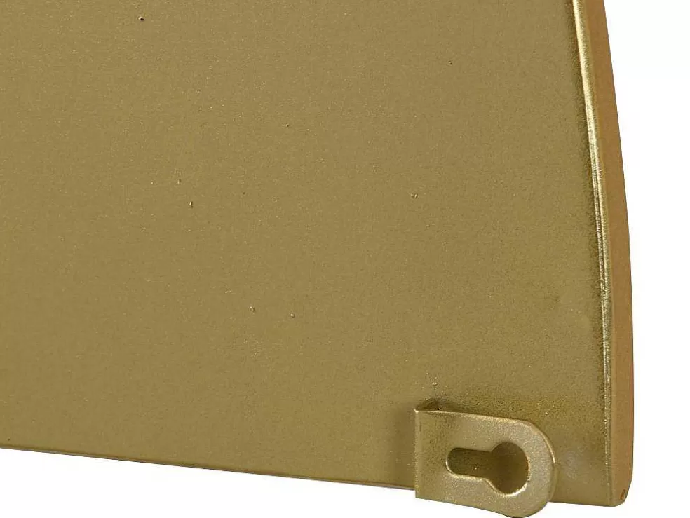 OZAIA Espelho Semicirculo Design Em Metal C50 X A100 Cm Dourado - Gavra* Promoções Decoração