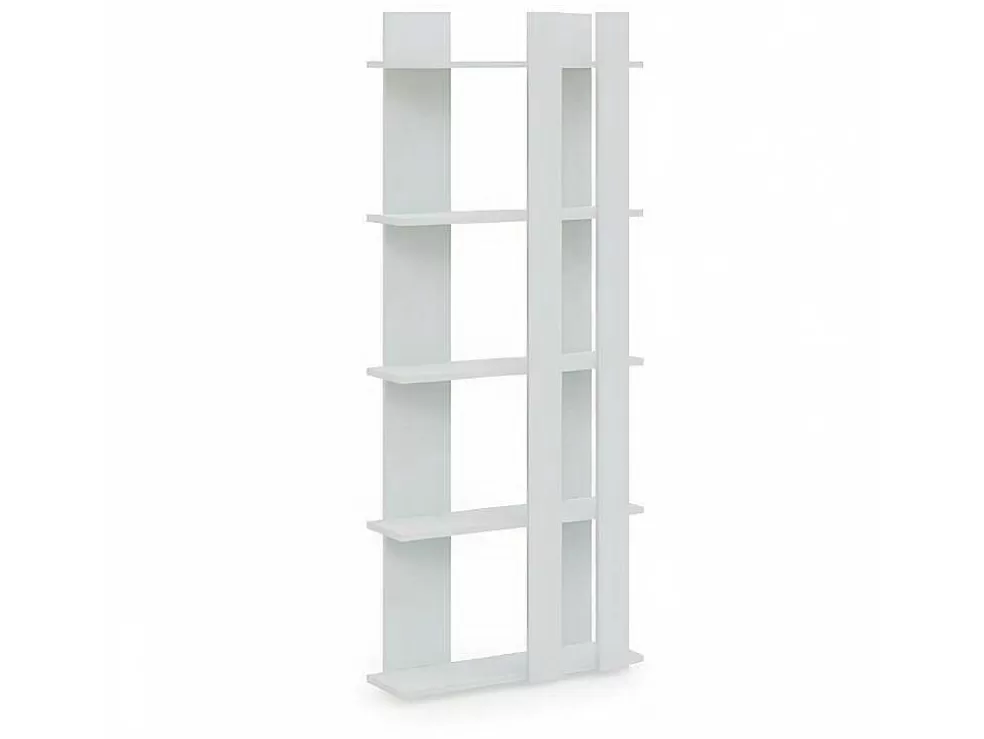 EPIKASA Estante Cristiana, Branco, 75X20X180 Cm, * Biblioteca, Vitrina, Estante