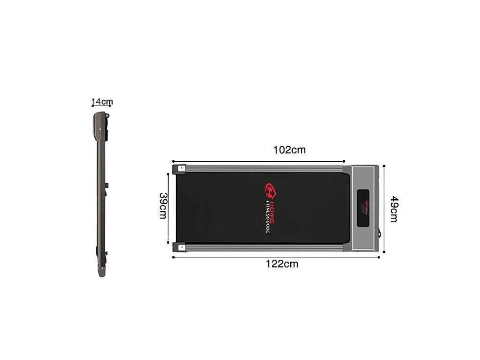 Vente-unique Esteira Elétrica Com Exibicao De Lcd Para Exercicios De Escritório Em Casa* Fitness