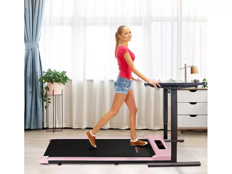 Vente-unique Esteira Elétrica Com Exibicao De Lcd Para Exercicios De Escritório Em Casa* Fitness