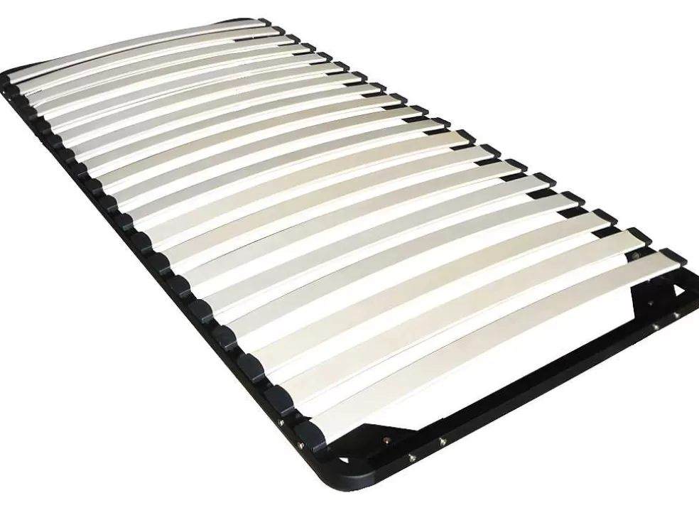 Ysmée Estrado De Ripas Desmontado 90 X 200 Cm - 19 Ripas - Sem Pe - Preto* Sommier