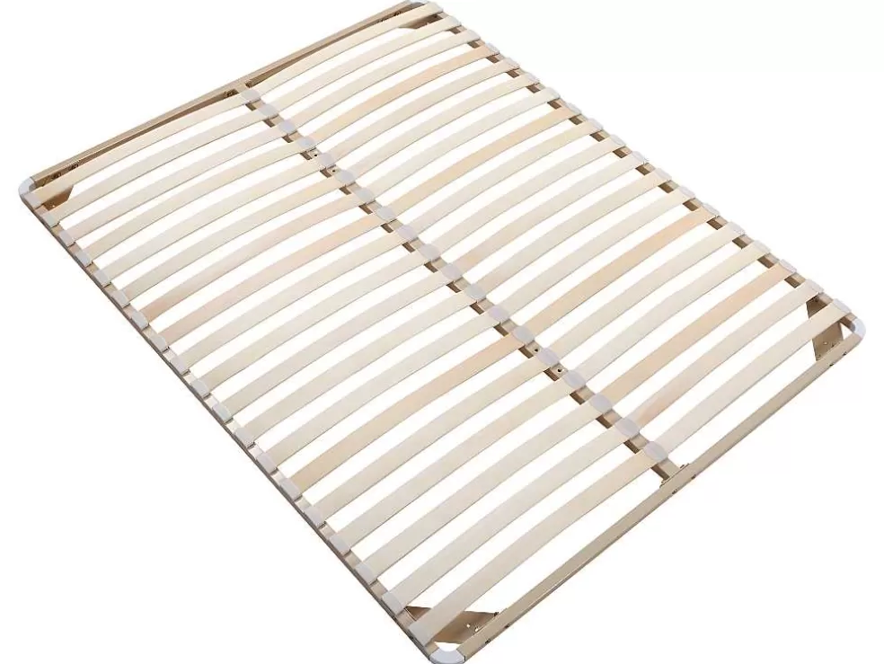 Ysmée Estrado De Ripas Para Montar 140 X 190 Cm - 2 X19 Ripas - Sem Pés - Bege* Sommier