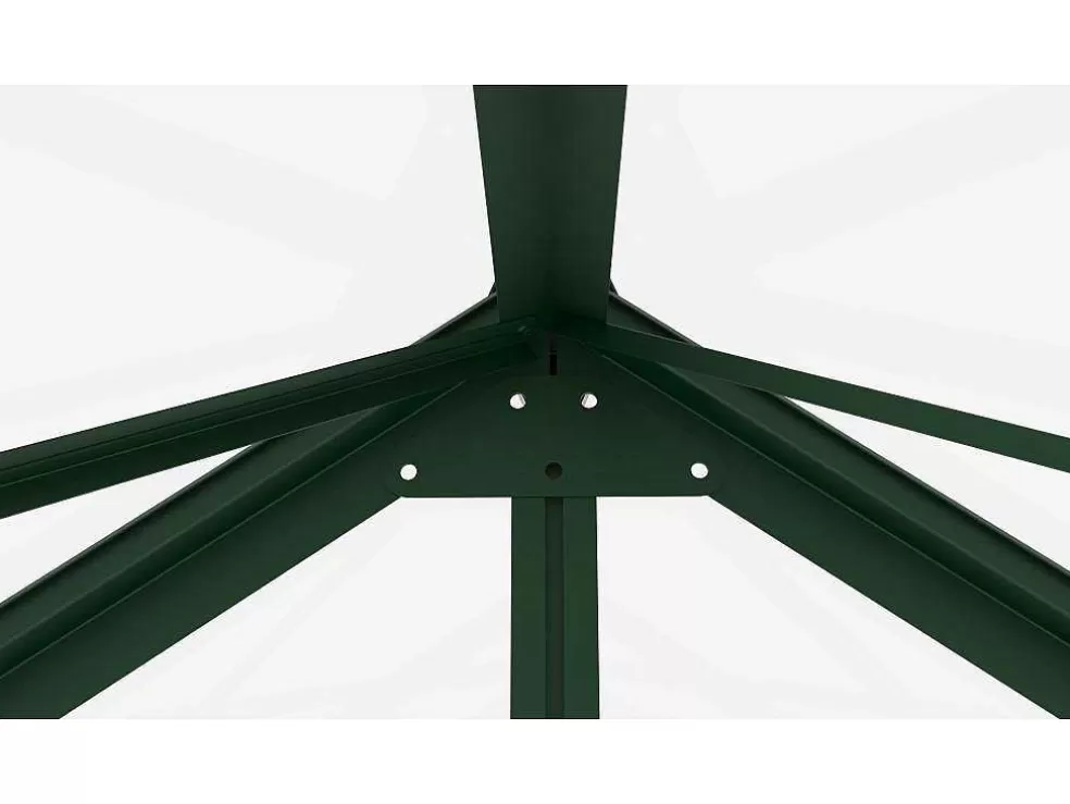 EXPERTLAND Estufa De Jardim Em Vidro Temperado 4 Mm Verde Kit De Ancoragem 9 M - Oteria* Estufas De Jardim