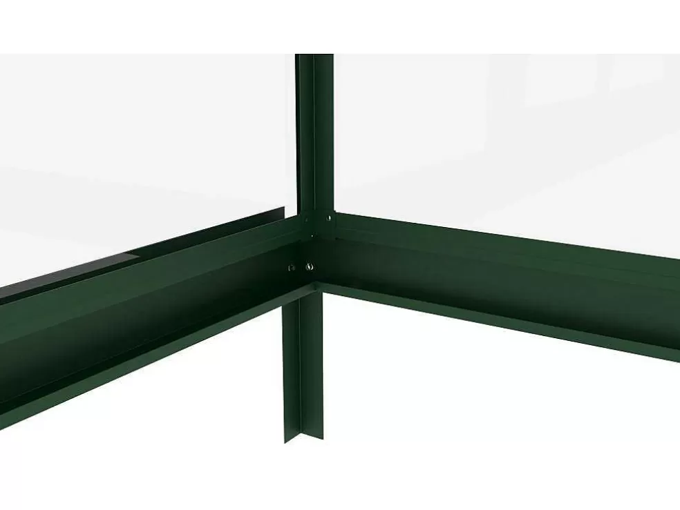 EXPERTLAND Estufa De Jardim Em Vidro Temperado 4 Mm Verde Kit De Ancoragem 9 M - Oteria* Estufas De Jardim