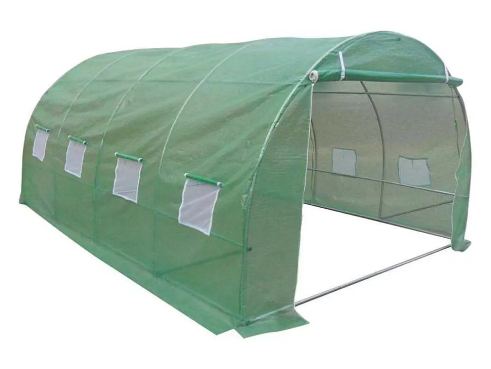 EXPERTLAND Estufa Em Tunel Ipomea 12M - Comp.400 X Larg.300 X Alt.200 Cm* Estufas De Jardim