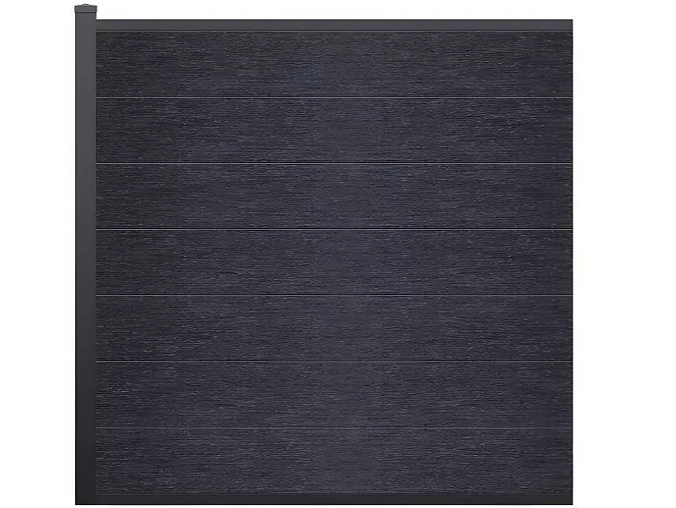EXPERTLAND Extensao De Painel De Vedacao Em Composito Enola A.180 Cm - Antracite* Canico E Cerca