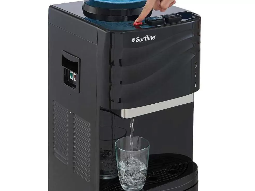 Vente-unique Fonte De Agua Com Garrafao, Agua Fria/Quente, 11/18 L Preto - Fortex* Pequenos Eletrodomésticos