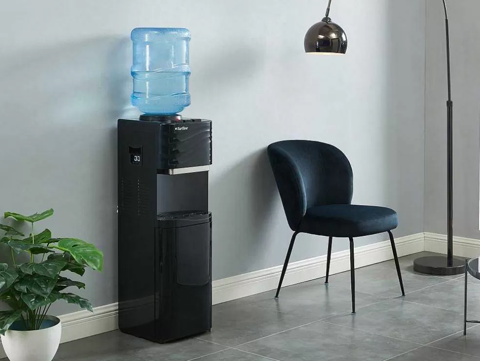 Vente-unique Fonte De Agua Com Garrafao, Agua Fria/Quente, 11/18 L Preto - Fortex* Pequenos Eletrodomésticos