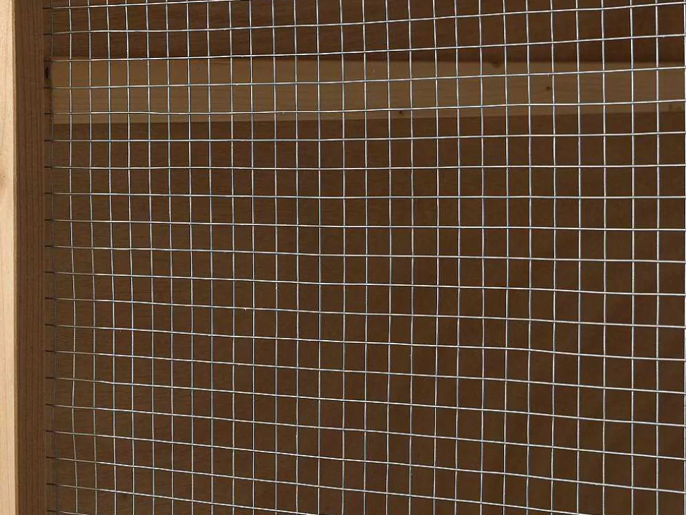 Vente-unique Galinheiro Em Madeira Com Cerca Para 10 Galinhas C. 266 X L. 174 X A. 205 Cm Natural - Feras* Acessórios Para Animais De Estimação