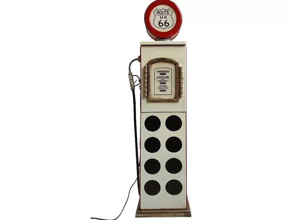 OZAIA Garrafeira Com Lampada Para 8 Garrafas De A.112 Cm Cor Branco Com Manipulo A Esquerda - Drive-In* Acessórios De Arrumação