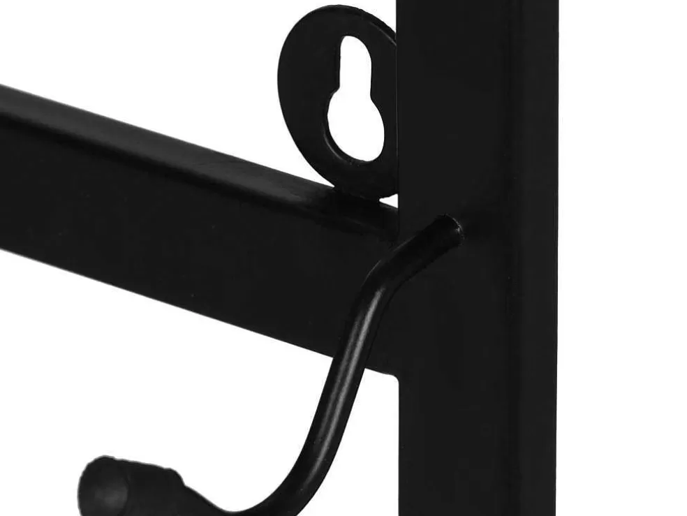 OZAIA Garrafeira De Parede, 9 Garrafas, L19 X A92 Cm Metal Preto - Routal* Acessórios De Arrumação