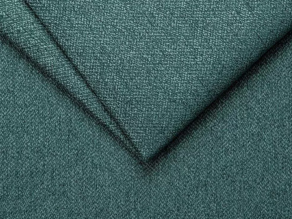 Maison Céphy Grande Sofá De Canto Esquerdo Em Tecido Azul Matizado - Pogni* Promoções Sofás & Poltronas