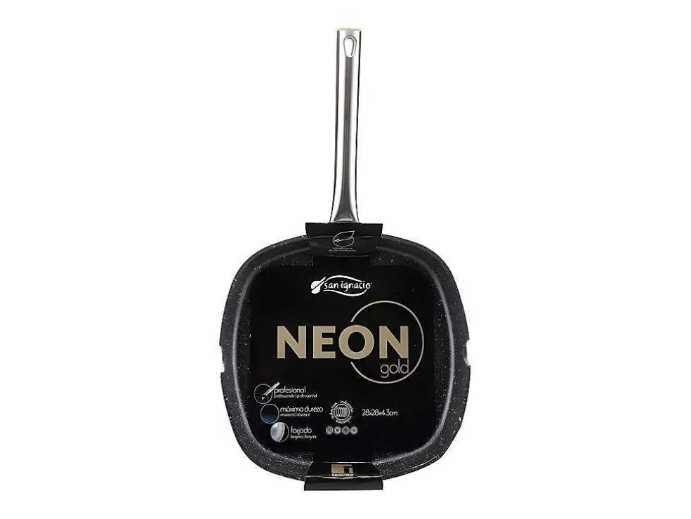 Purline Grelha / Assadeira De Alum?Nio Forjado De 28 Cm Com Revestimento Antiaderente* Louça E Utensílios De Cozinha
