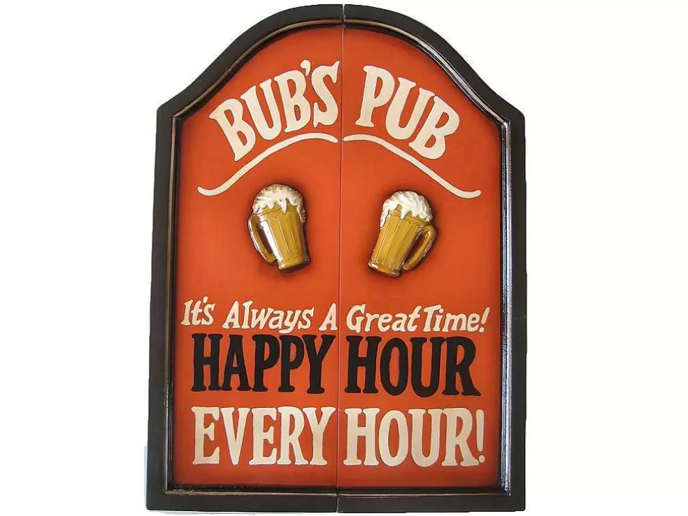 Vente-unique Jogo De Dardos E Placa Decorativa Happy Hour* Jogo De Interior