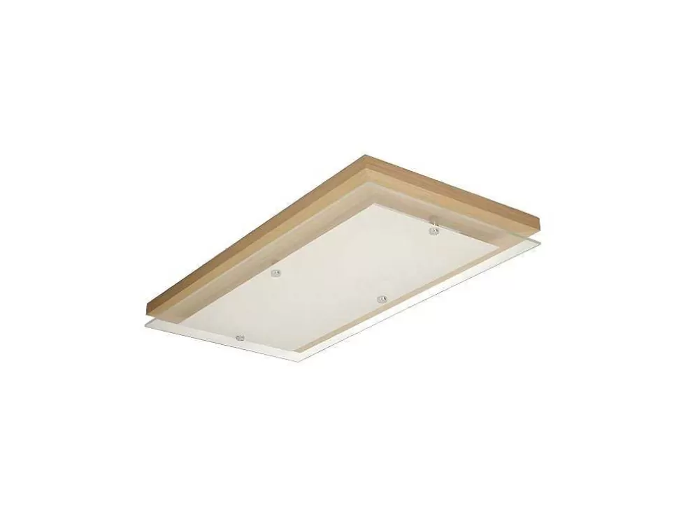 EPIKASA Lampada De Tecto Finn Cork, Cortica, Branco, 57X29X6,5 Cm, * Promoções Decoração