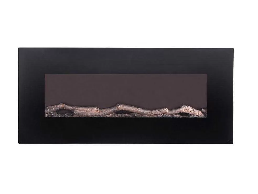 FLAMATECH Lareira Elétrica Lalita - C110 X L14 X A49 Cm - Preta* Lareira Elétrica