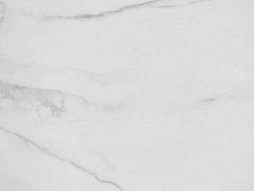 Shower & Design Lavatório De Pousar Redondo Branco Efeito Marmore Ceramica 36 Cm - Viamarba* Lavatório