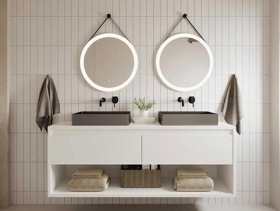Shower & Design Lavatório De Pousar Retangular, Cor Metal Arma, C50 X L35,2 Cm - Demarquy* Promoções Casa De Banho & Bem-Estar