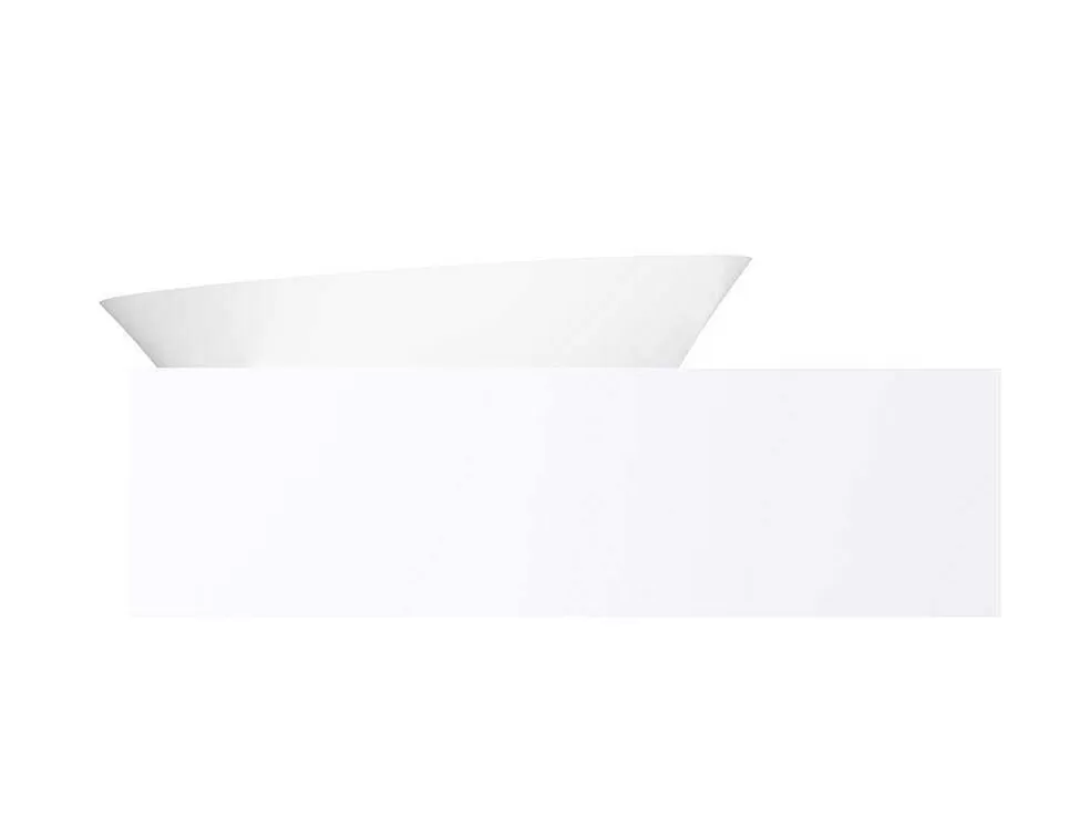 Shower & Design Lavatório Suspenso Em Solid Surface Com Toalheiro Cor Branco De C100 X L54 X A20 Cm - Yumiko* Móvel De Parede Para Casa De Banho