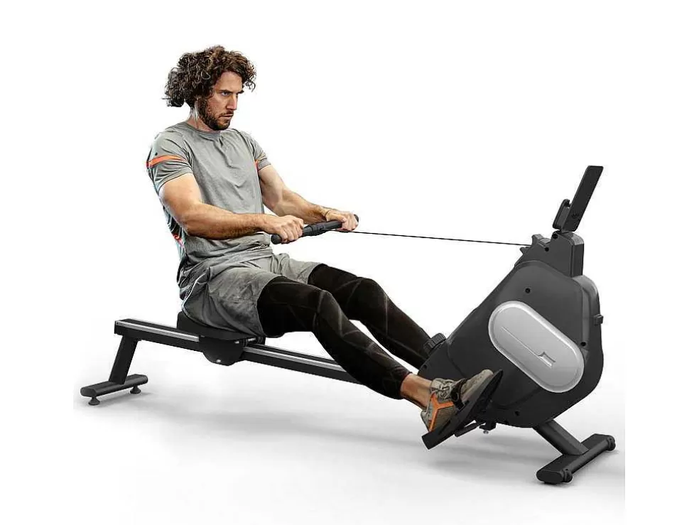 Vente-unique Maquina De Remo Magnetica Para Casa, Ginasio, Escritório, Treino 16 Niveis De Resistencia Ajustavel Com Monitor Lcd* Fitness