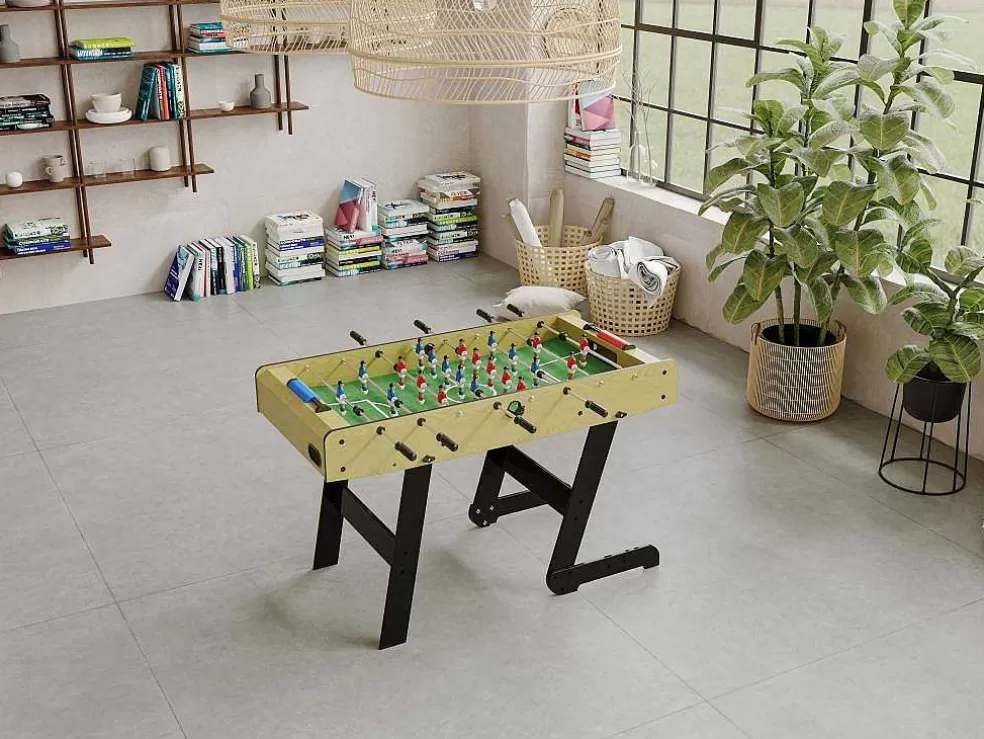 Vente-unique Matraquilhos Dobraveis Cor Natural Claro Em Mdf De C121 X L61 X A79 Cm - Horton* Jogo De Interior