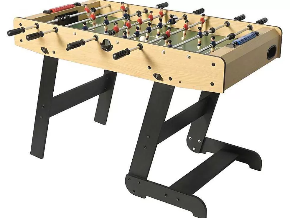 Vente-unique Matraquilhos Dobraveis Cor Natural Claro Em Mdf De C121 X L61 X A79 Cm - Horton* Jogo De Interior