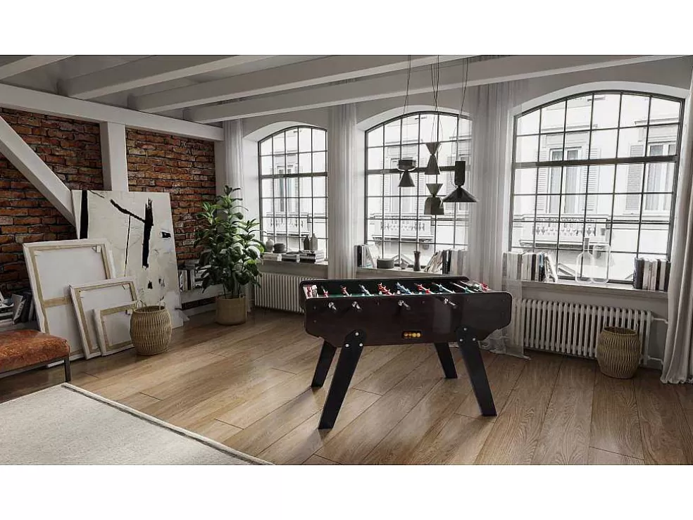 Vente-unique Matraquilhos Em Mdf Efeito Carvalho De C153 X L77,6 X A96 Cm Cor Natural Escuro - Edinson* Jogo De Interior