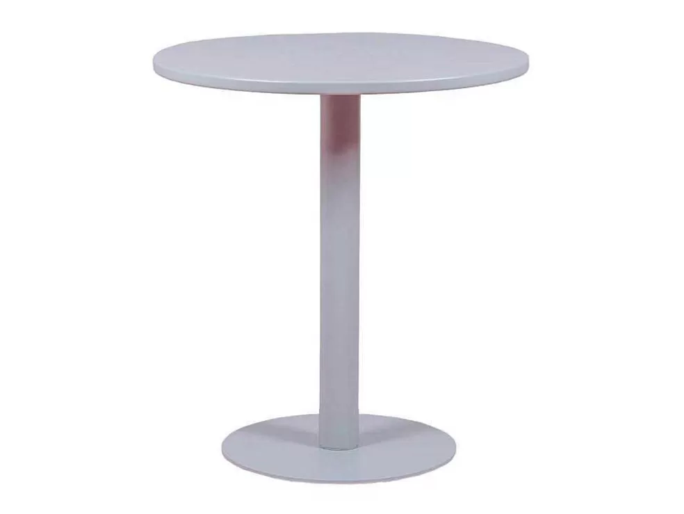 Vente-unique Mesa Alta Industrial Em Aco Com 76 Cm De Altura - Brandon - Cinza* Móvel De Cozinha