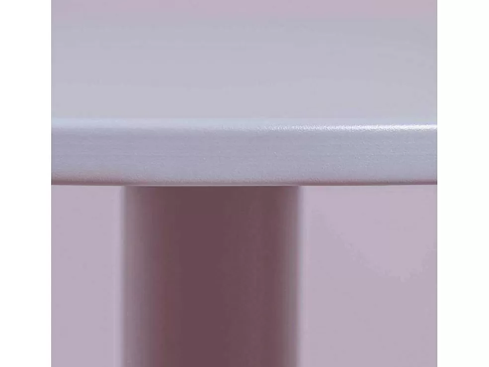 Vente-unique Mesa Alta Industrial Em Aco Com 76 Cm De Altura - Brandon - Cinza* Móvel De Cozinha