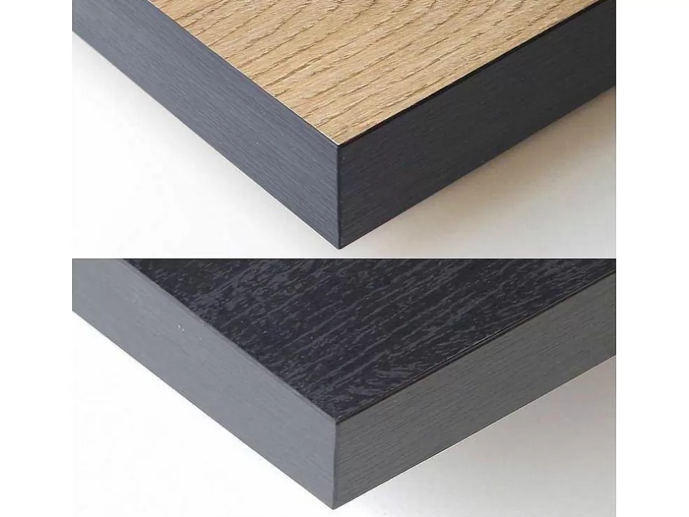 Skraut Home Mesa Consola Extensivel, 300, Para 14 Péssoas, Pés De Madeira, Preto E Carvahlo* Consola
