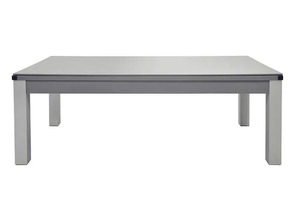 Vente-unique Mesa Convertivel - Mesa De Bilhar E De Ping Pong Balthazar - 213*112*81.5 Cm - Cinzento* Mesa De Jantar