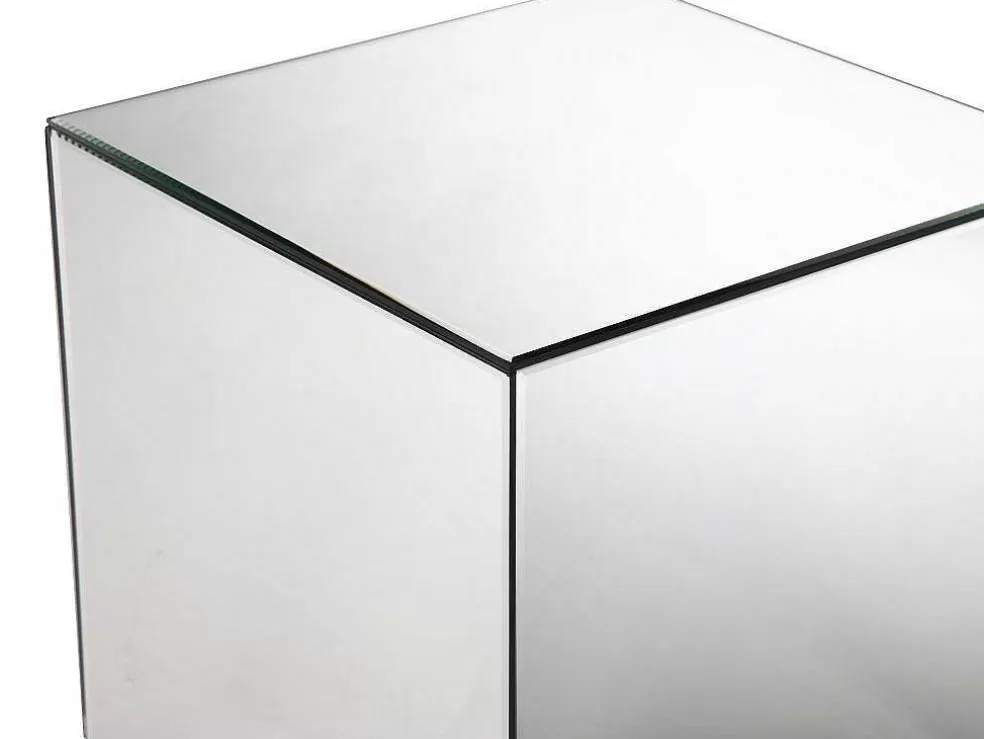 PASCAL MORABITO Mesa De Apoio Com Espelho Em Mdf - Cubix De * Mesa De Apoio