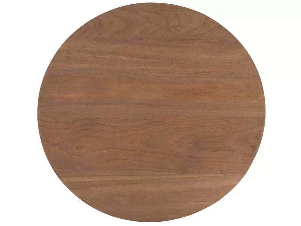 MYLIA Mesa De Apoio De Jardim Em Teca D. 50 Cm Natural Claro - Triani* Mesa De Centro