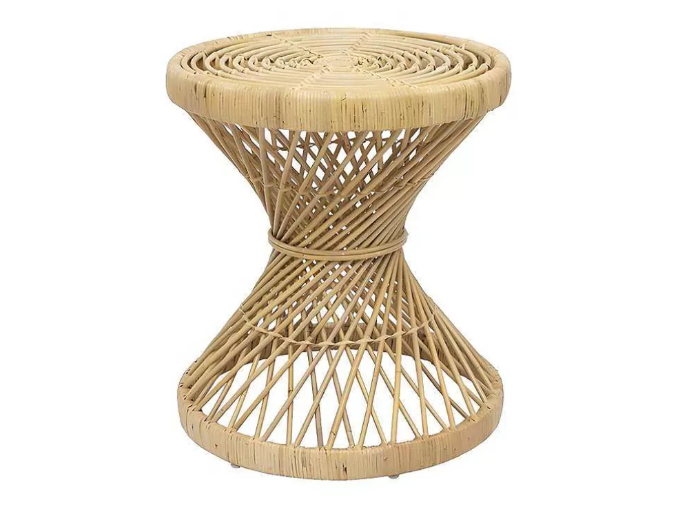 Vente-unique Mesa De Apoio Em Rotim Cor Natural - Giali* Mesa De Apoio