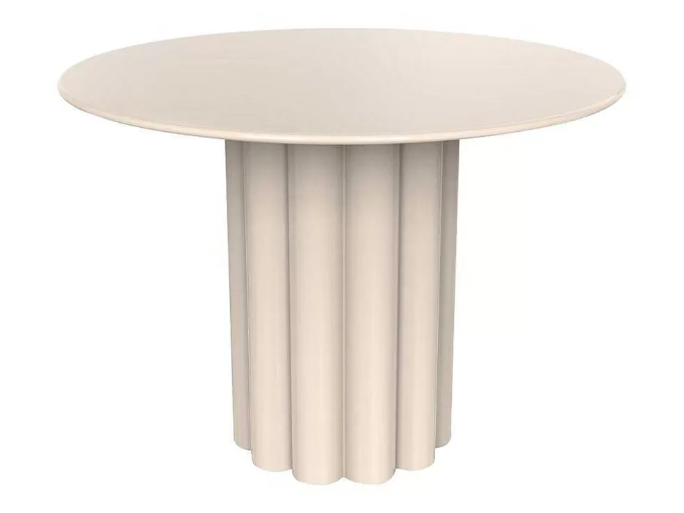 Vente-unique Mesa De Apoio Metal Cor Creme - Wodoli* Mesa De Apoio