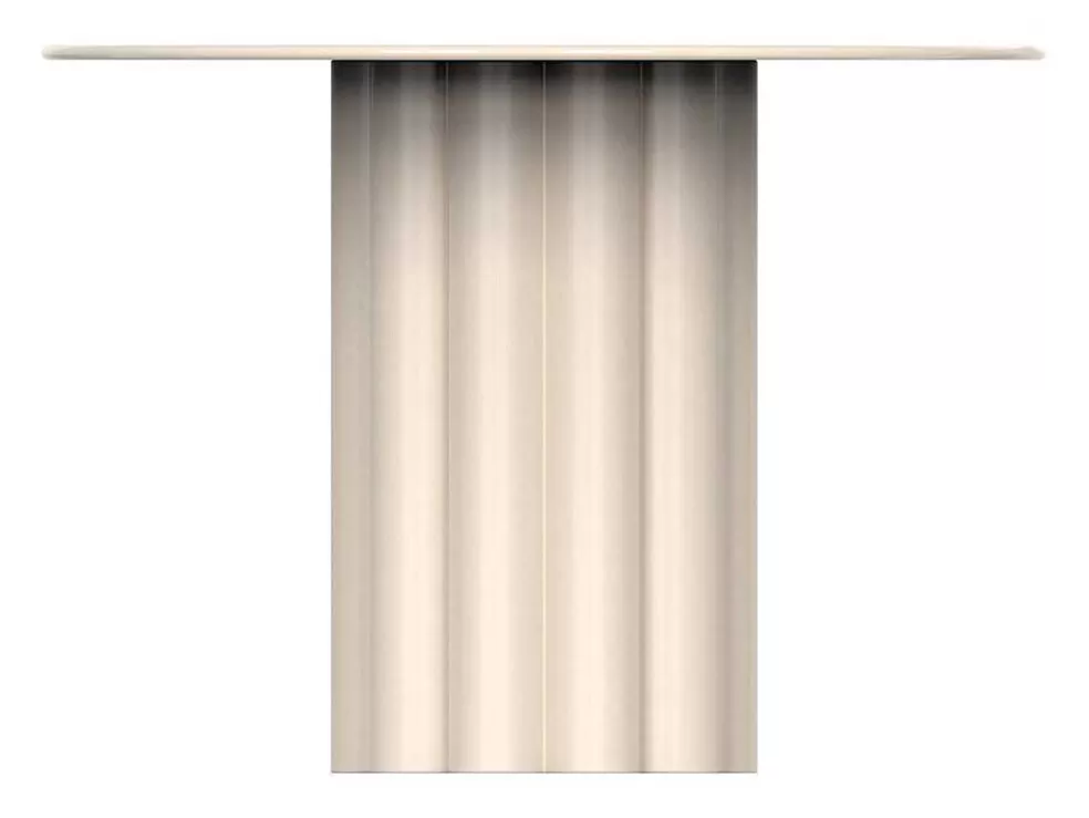 Vente-unique Mesa De Apoio Metal Cor Creme - Wodoli* Mesa De Apoio