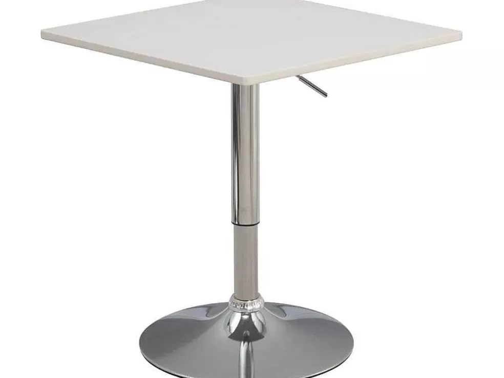 Vente-unique Mesa De Bar, Mesa De Centro Alta, Mesa De Centro Ajustavel Em Altura Para Sala, Mesa Quadrada Ou Redonda* Móvel De Cozinha