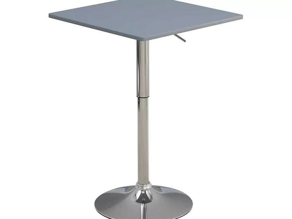 Vente-unique Mesa De Bar, Mesa De Centro Alta, Mesa De Centro Ajustavel Em Altura Para Sala, Mesa Quadrada Ou Redonda* Móvel De Cozinha
