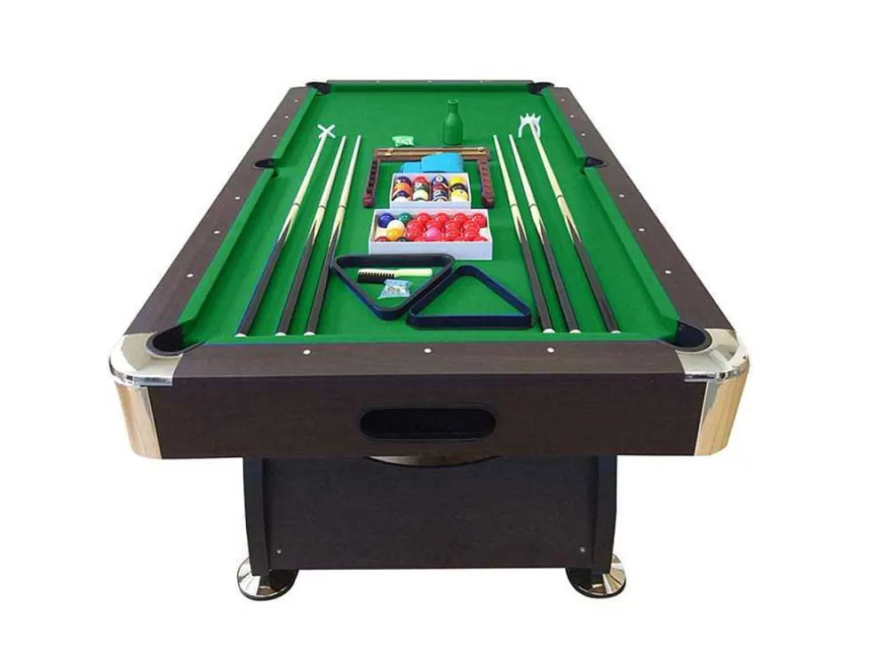 ELITESHOPPING Mesa De Bilhar De 8 Pés Completa Com Acessórios Viper Green* Jogo De Interior