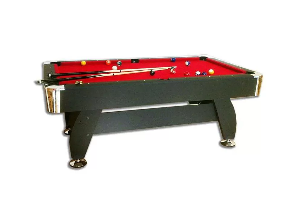 ELITESHOPPING Mesa De Bilhar De 8 Pés Completa Com Acessórios Viper Red* Jogo De Interior