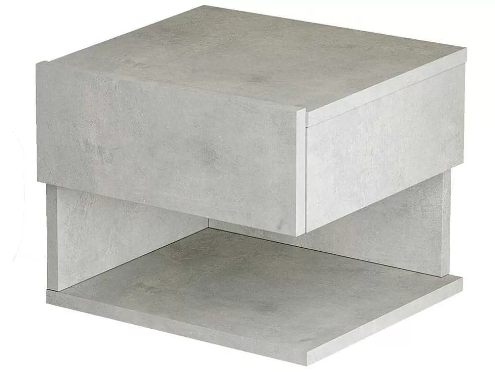 Venprodin Mesa De Cabeceira De Parede Luvio - - Pedra 35 Cm* Mesa De Cabeceira