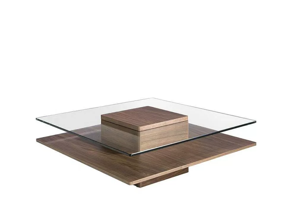 Angel Cerda Mesa De Cafe Em Mdf Folheado A Noz Natural, 0,5Mm De EsPéssura 2017* Mesa De Centro