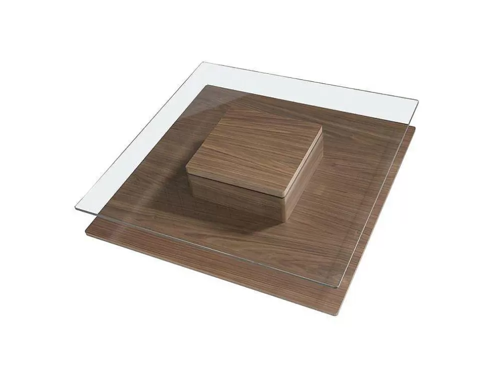 Angel Cerda Mesa De Cafe Em Mdf Folheado A Noz Natural, 0,5Mm De EsPéssura 2017* Mesa De Centro