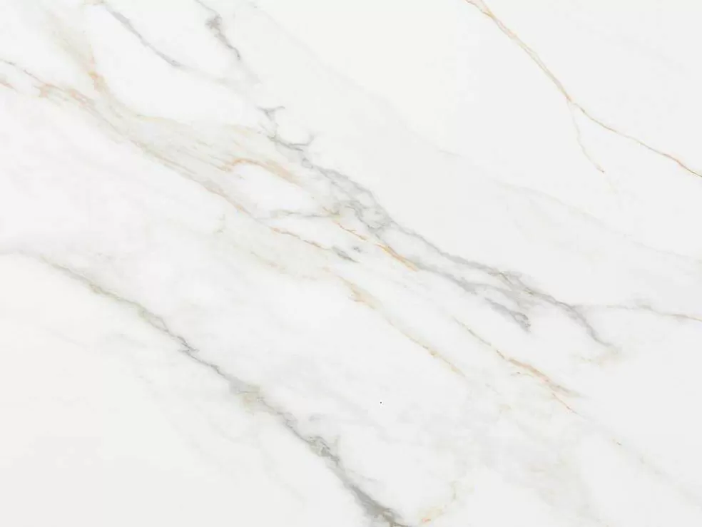 PASCAL MORABITO Mesa De Jantar Extensivel 6 A 10 Lugares Em Ceramica E Metal, Efeito Marmore Branco E Bege - Lozipa De * Mesa De Jantar