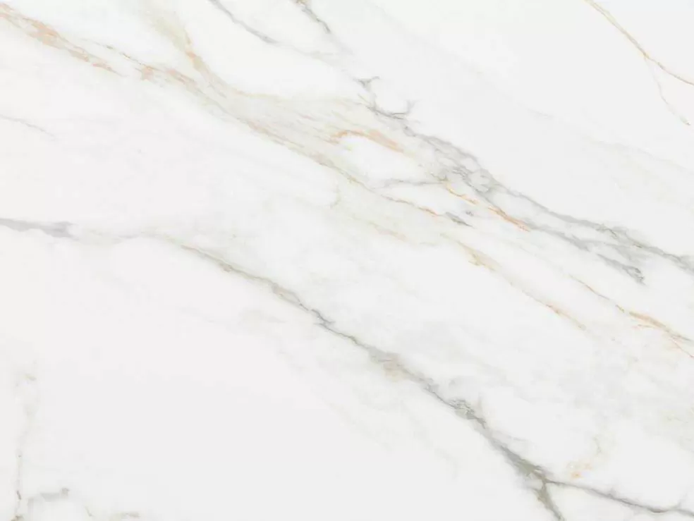 PASCAL MORABITO Mesa De Jantar Extensivel 6 A 10 Lugares Em Ceramica E Metal, Efeito Marmore Branco E Bege - Malata De * Mesa De Jantar
