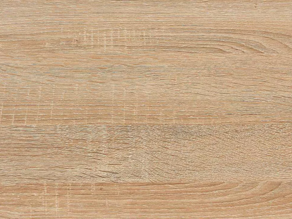 Vente-unique Mesa De Jantar Extensivel 6 A 10 Lugares Em Mdf E Metal Natural E Preto - Catonav* Mesa De Jantar