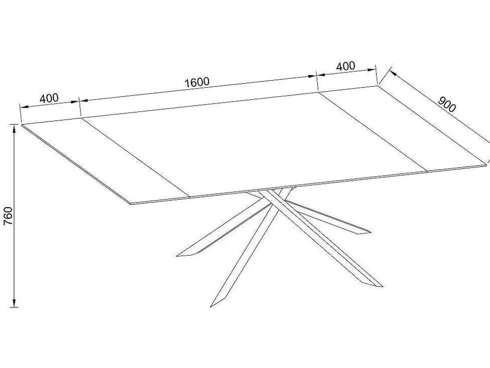 PASCAL MORABITO Mesa De Jantar Extensivel De 6 A 10 Lugares Em Ceramica E Metal Efeito Marmore Branco E Antracite - Corema De * Mesa De Jantar